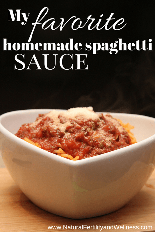 My favorite homemade spaghetti sauce - this one definitely rocks!