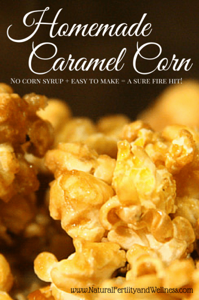 Homemade Caramel Corn without the corn syrup!