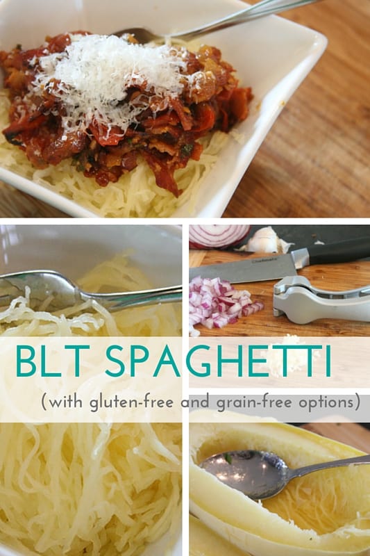 BLT spaghetti