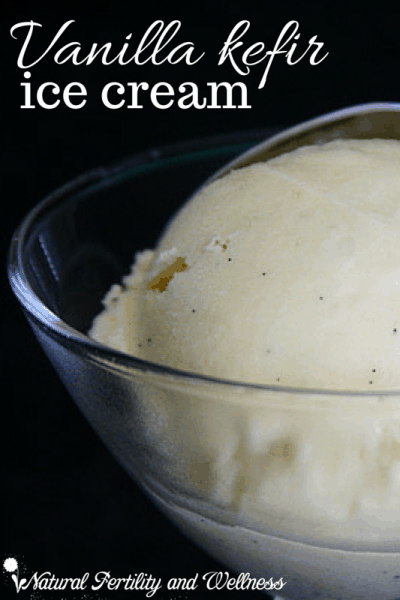 Kefir ice cream