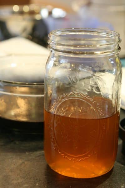 raw honey for elderberry syrup