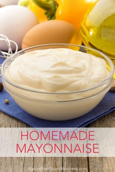 Homemade mayonnaise