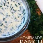 Homemade ranch dressing