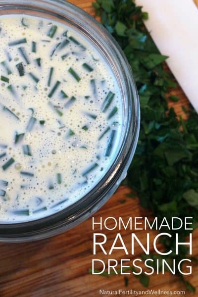 Homemade ranch dressing 