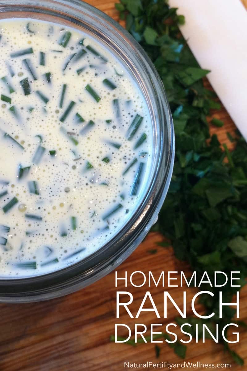 Homemade ranch dressing