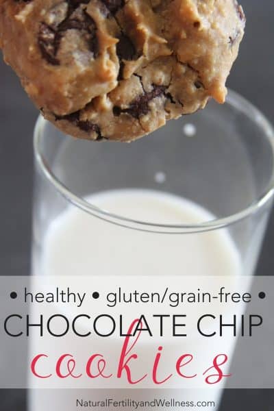 healthy chocolate chip cookies