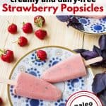 Creamy Strawberry Popsicle