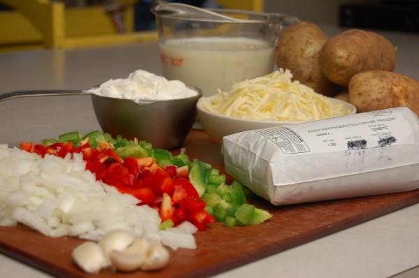 Breakfast Casserole ingredients