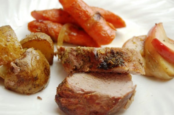 Pork Tenderloin with Roasted Carrots