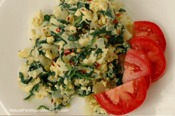 breakfast saute and tomatoes