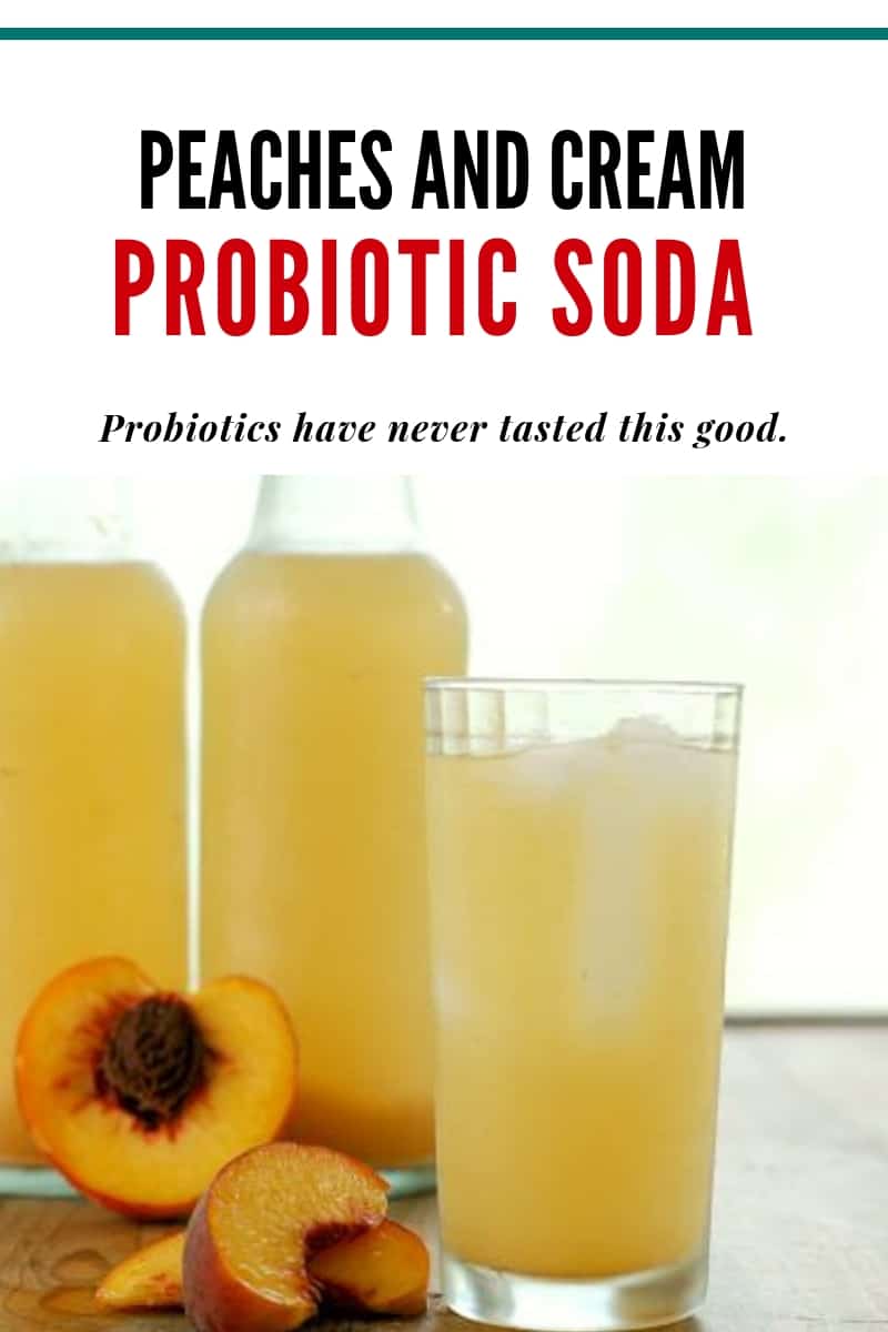 probiotic peaches and cream soda