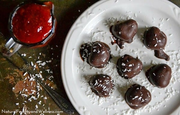 homemade chocolate for Valentine's Day