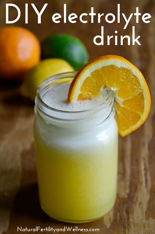 DIY electrolyte drink