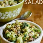 Creamy broccoli salad