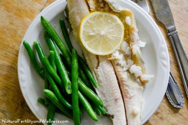 healthy baked trout