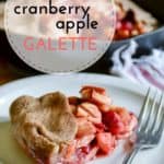 Rustic Cranberry Apple Galette