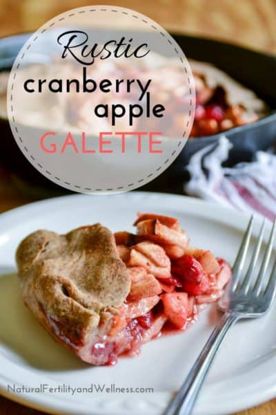Rustic Cranberry Apple Galette