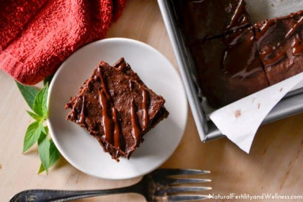 fudgy dark chocolate peppermint brownies