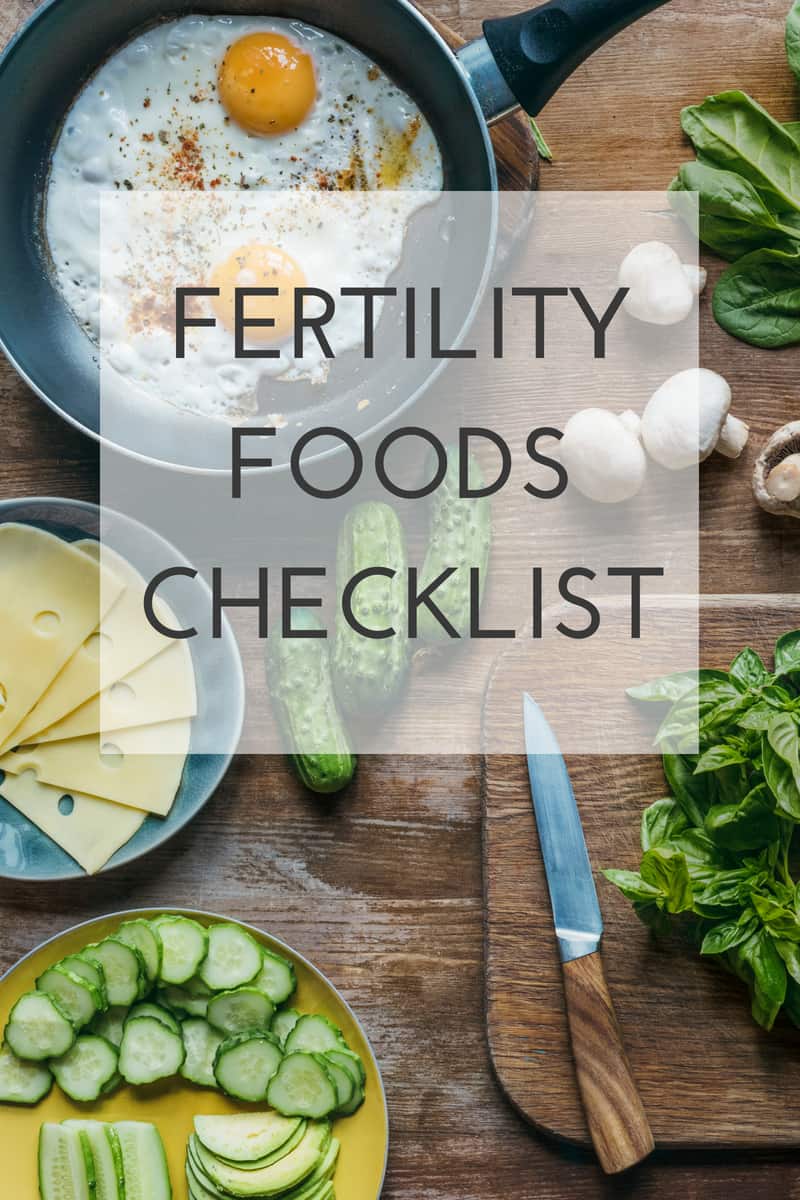 fertility foods checklist