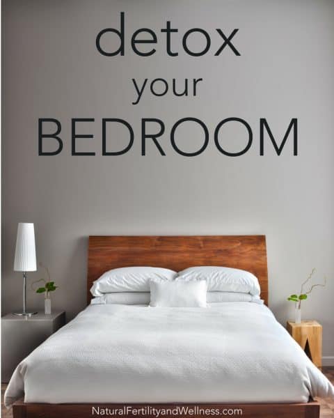 an uncluttered bedroom to detoxify the stress in your home